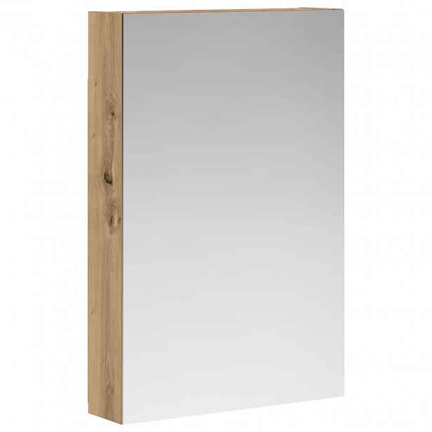 vidaXL Koupelnová zrcadlová skříň Dub artisan 40 x 10,5 x 60,5 cm