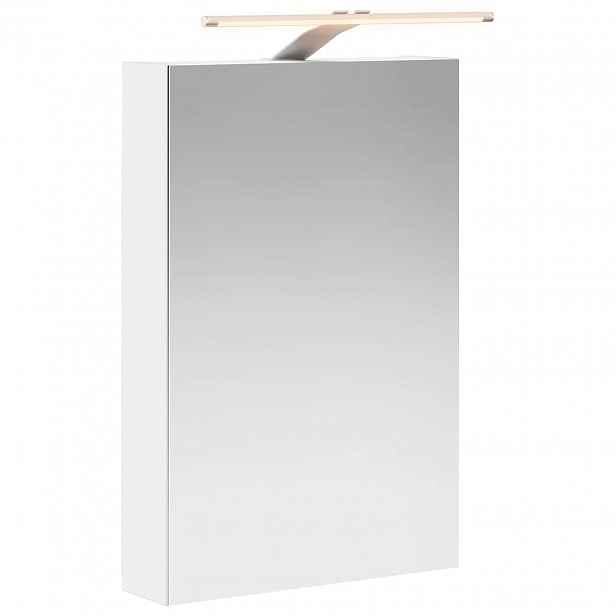 vidaXL Koupelnová zrcadlová skříň Bílá 40 x 10,5 x 60,5 cm