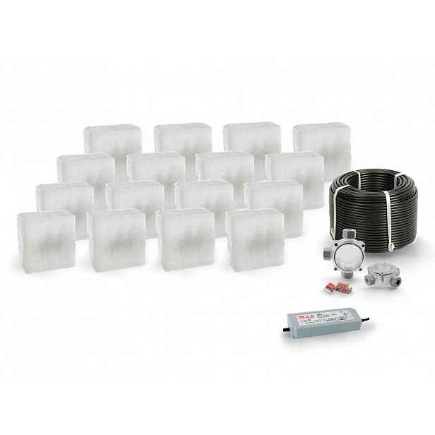 16x Led nájezdové svítidlo 12V IP68 Bc 14x14 cm