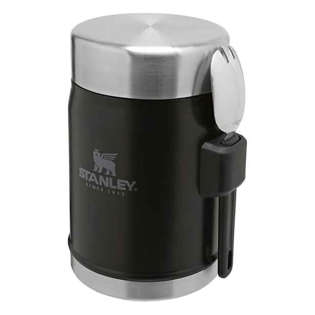 Černá termoska na jídlo z nerezové oceli 400 ml Legendary Classic Black – Stanley