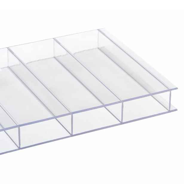 Deska polykarbonátová dutinková MULTICLEAR 16 BOX 2 WALL HG 2UV čirá 1200×7000 mm