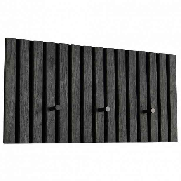Xora ŠATNÍ PANEL, šedá, černá, 60/30/7 cm