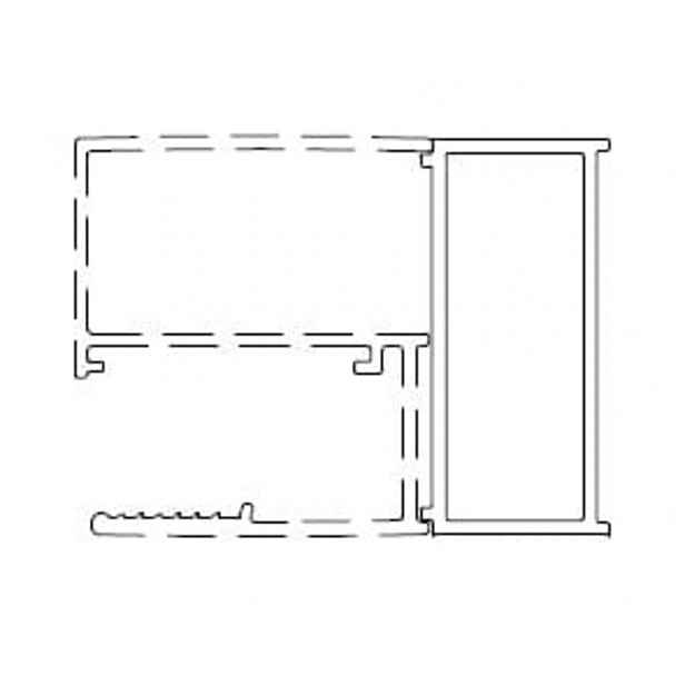 Rozšiřovací profil ke sprchovým dveřím SAT Walk-In Xmotion chrom SATWIXMPROFILROZD