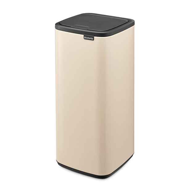 Béžový dotykový ocelový odpadkový koš 30 l Bo Touch – Brabantia