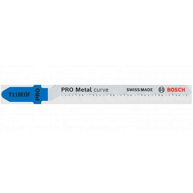 Bosch - Sada pilových plátků na kov 17 TPI, délka 83 mm, 5 ks 2608634237