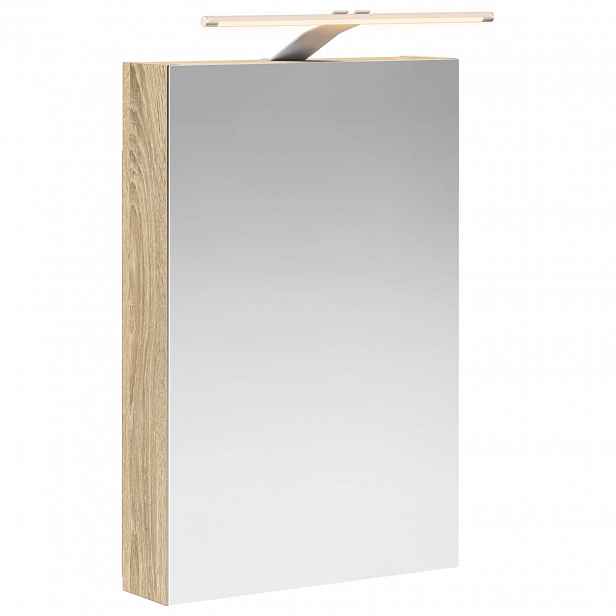 vidaXL Koupelnová zrcadlová skříň Sonoma dub 40 x 10,5 x 60,5 cm
