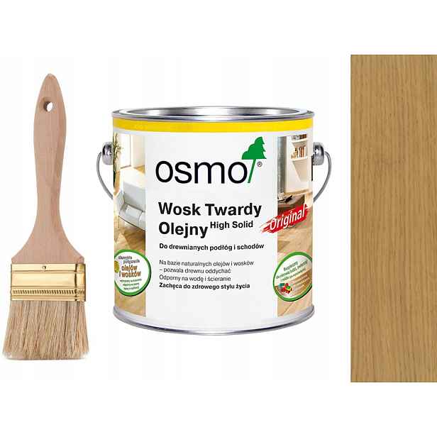 Osmo 3062 tvrdý vosk olej 2,5 L Bezbarvý Matný