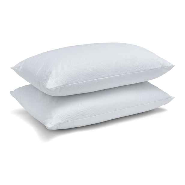 Polštář 2 ks 74x48 cm Quilted Comfort Embossed – Catherine Lansfield