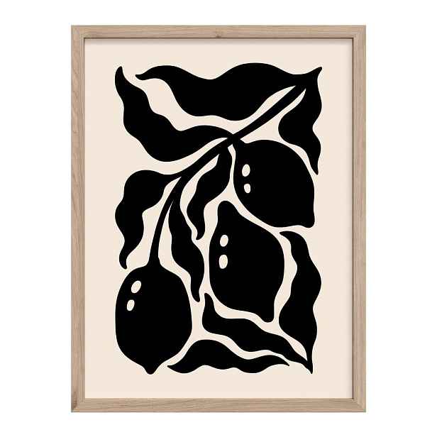 Tištěný obraz s rámem 30x40 cm Fruit – Styler