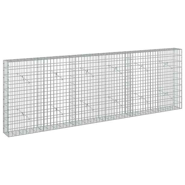 vidaXL Gabion s drátem 3,5 mm a síťkou 5x10 cm 300x20x100 cm