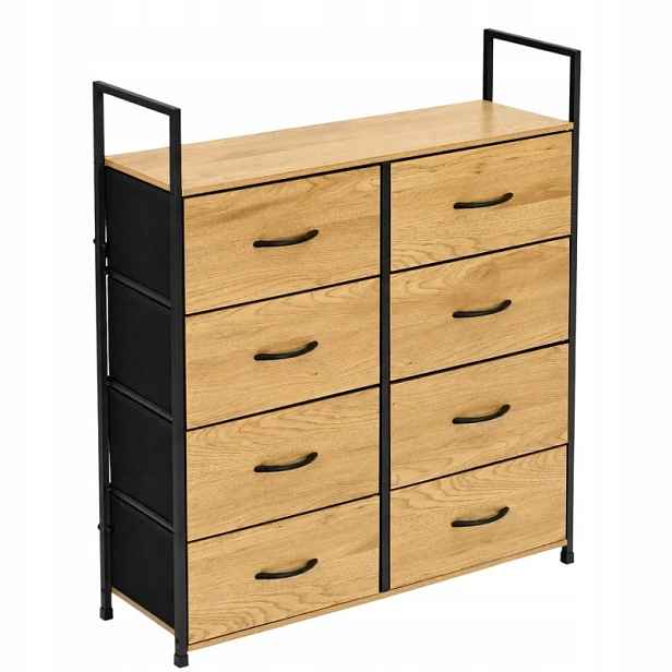 Komoda ModernHome 80 x 24 x 107cm dub