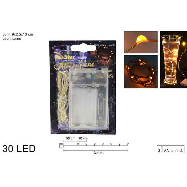 PROHOME - Řetěz vánoční 30 LED