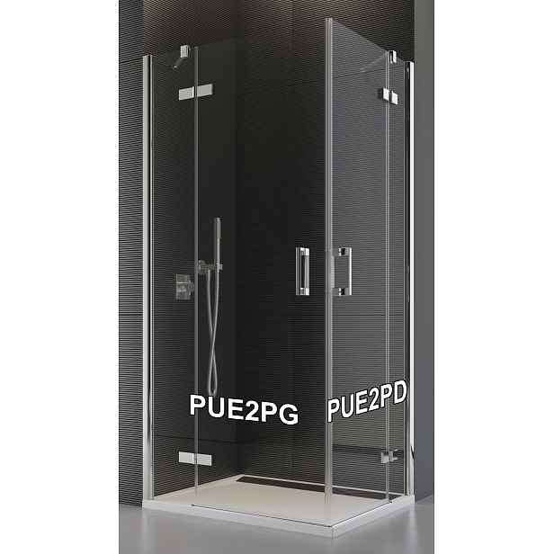 SanSwiss PUE2PD 100 10 07 Pravý díl sprchového koutu 100 cm, chrom/sklo