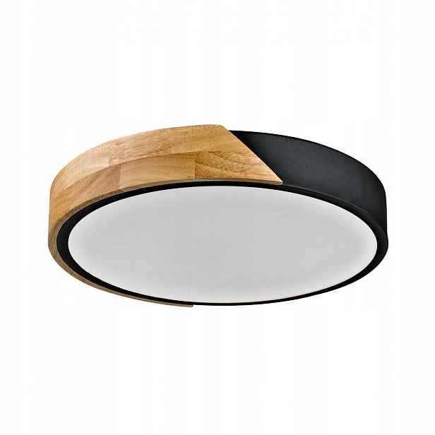 Stropní Svítidlo Stropní nástěnná lampa Nastro Černá Led 32 cm Moderní Italux