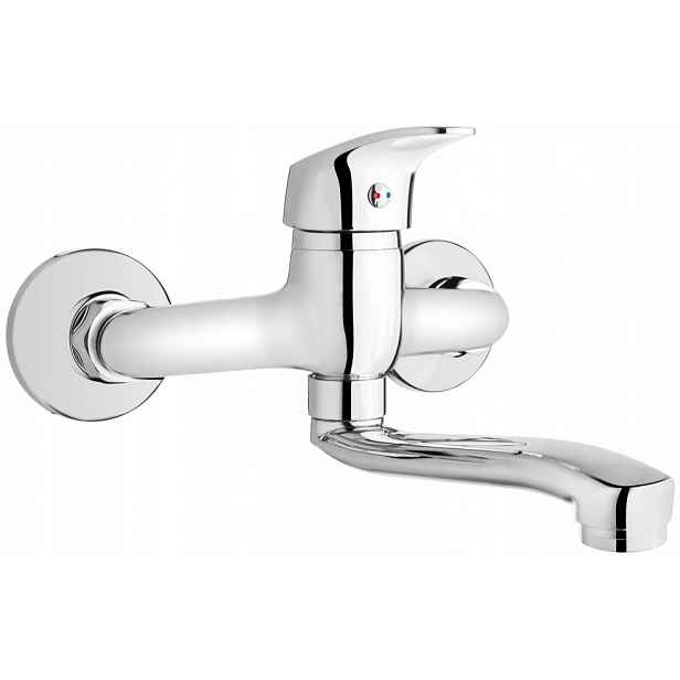 Invena Ava New nástěnná kuchyňská baterie, chrom