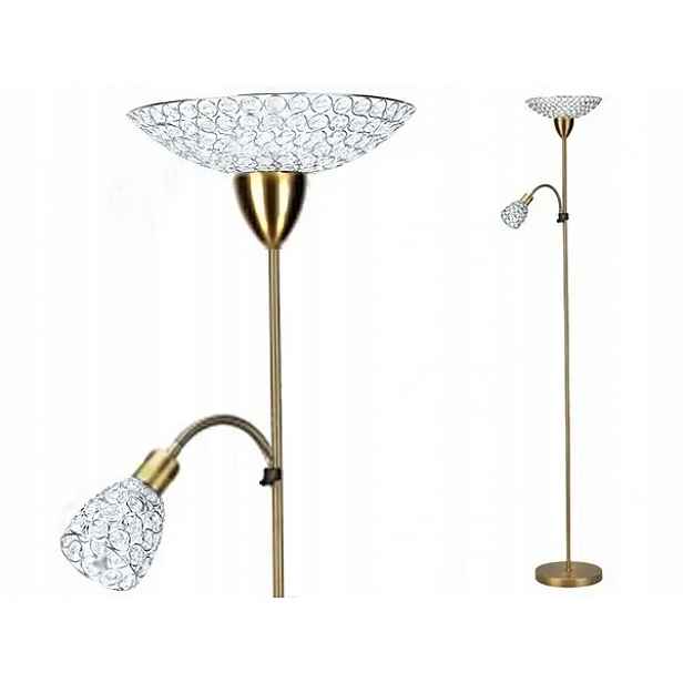 Stojací Lampa S Krystaly Crystal