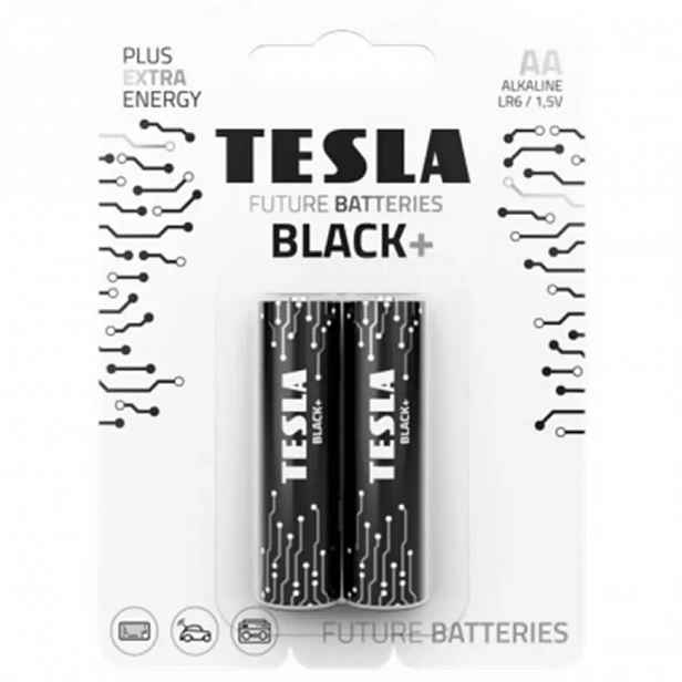 Baterie Tesla AA LR06 Black+ 2 ks