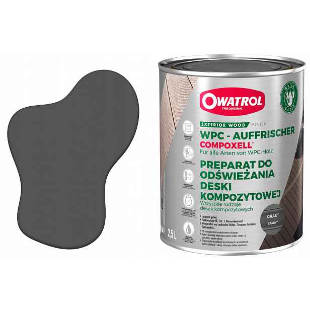 Compoxell Owatrol Ochrana kompozitních desek obnovuje Šedý 1L