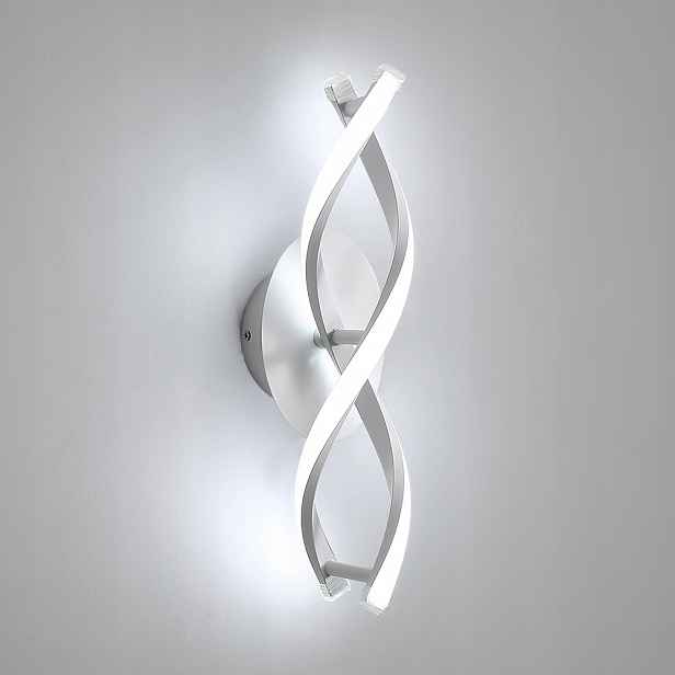 Nowoczesna kinkiet lampa ścienna led do salonu a sypialni 16W 1800LM 6500K