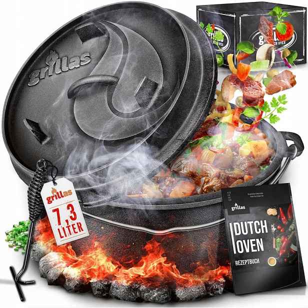 Stojanový kotlík na grily 7,3 l
