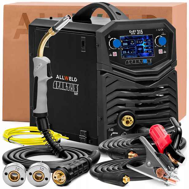 Svařovací Stroj 3V1 Spartus Easy Mig 315 Mma Tig Lift Flux Synergie 400V 60% 300A