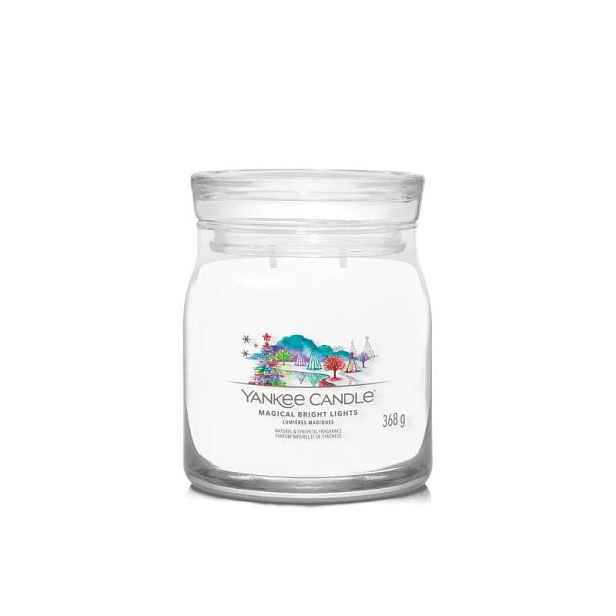 Yankee Candle Magical Bright Lights střední sójová svíčka s dvěma knoty 368 g