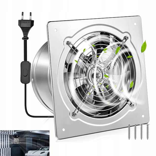 150 mm nástěnný axiální ventilátor fi Tichý Výkonný