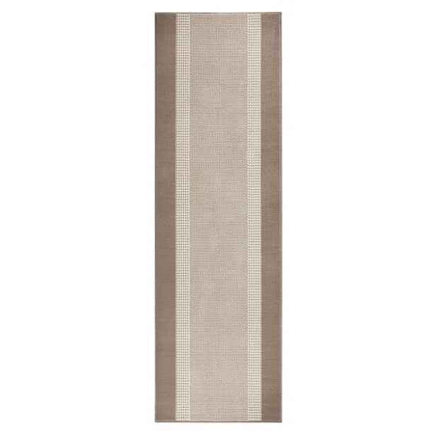 Běhoun Basic 102498, 80x450, béžová, chodba / předsíň, Hanse Home