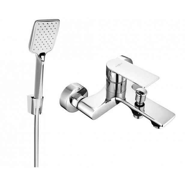 MEXEN - R62 Royo vanová baterie se sprchovou soupravou, chrom 7223R62-00