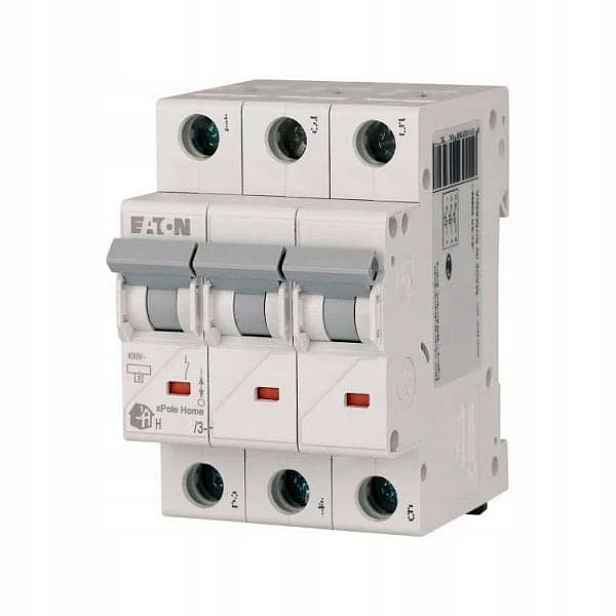 Nadproudový spínač Eaton HN-B50/3 50A 3P 6kA B 230V IP20 typ Ac 194886