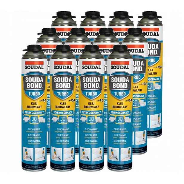 Rychlé lepidlo na schody a parapety SoudaBond Turbo 750 ml, fasádní lepidlo