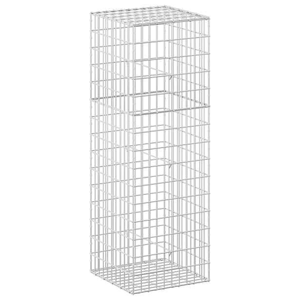 vidaXL Gabion s drátem 3,5 mm a síťkou 5x10 cm 50x50x150 cm