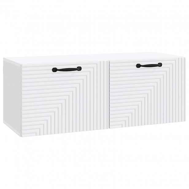 vidaXL Nástěnná TV skříň Bílá 78,5 x 31 x 30 cm Kompozitní dřevo