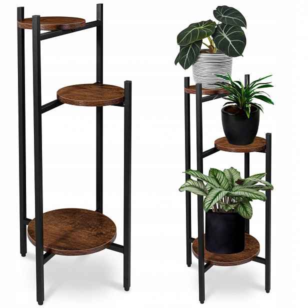 Držák Na Květináč kovový loft Tretorri Rustic stojan na květiny