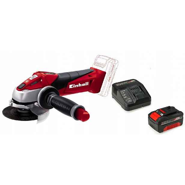 Einhell Úhlová Bruska Te-ag 18/115 Li 4431110 4,0AH Akumulátor Set