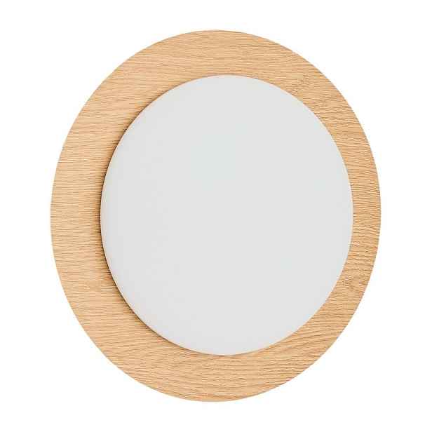 Kovové LED nástěnné svítidlo v přírodní barvě ø 40 cm Novae – Kave Home