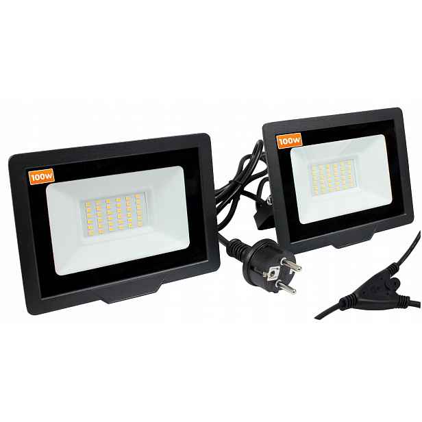 Led Osvětlovač Pracovní Lampa 200W 14000lm Neutrální barva 4500K IP65