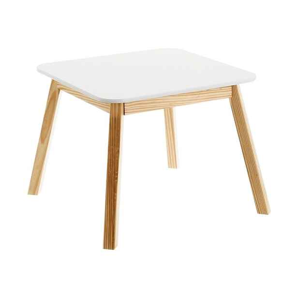 Dětský stolek s bílou deskou 55x55 cm – Casa Selección