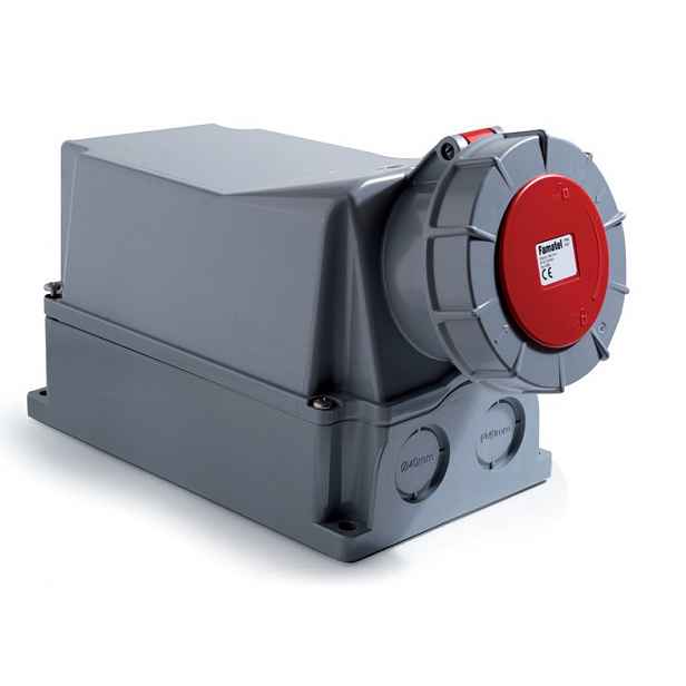 Famatel pevná zásuvka 125A 4p IP67 24396 125 4 pin
