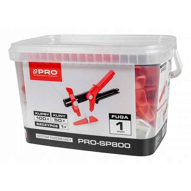Nivelační systém PRO-SP800 klipy/klíny/kleště