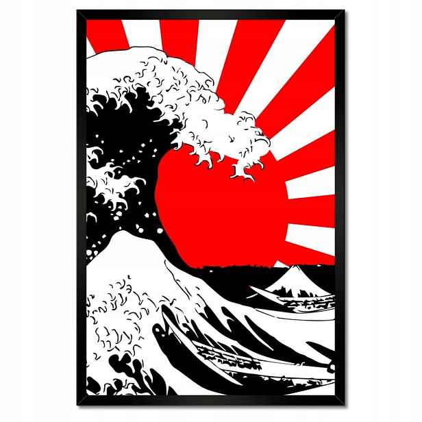 Plakáty v rámu 40x60 Japonsko Kamikaze