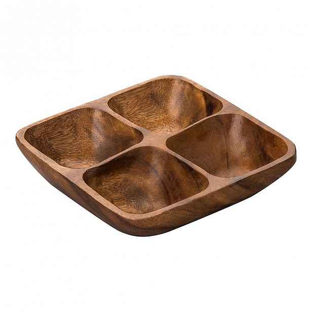 Dělená servírovací miska z akáciového dřeva Premier Housewares Socorro