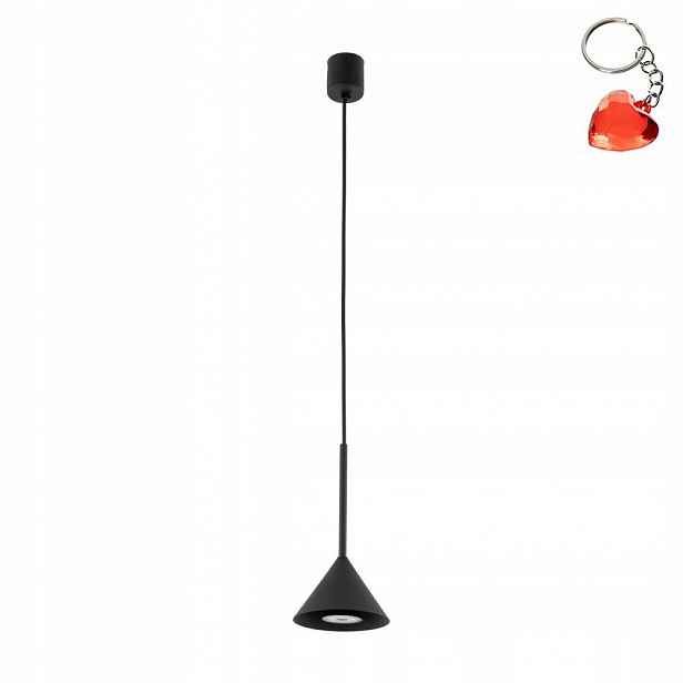 Závěsná Stropní Svítidlo Převis Cono Černá Minimalistická GU10 Tk Lighting