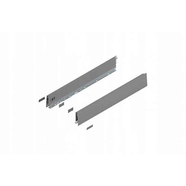 Blum 470M6002S Bok Merivobox, výška M (91 mm) 600 mm, šedá matná barva