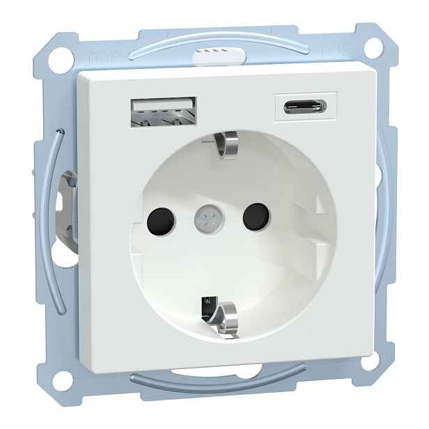 Elektrická Zásuvka Usb MEG2367-0325 Schuko