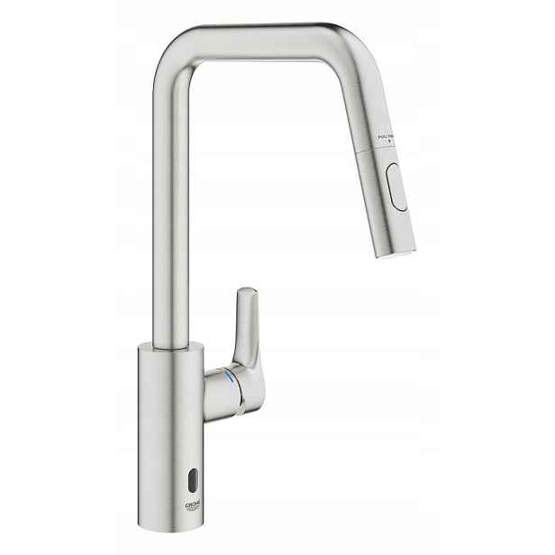 Kuchyňská baterie Grohe Eurosmart nerezová ocel 101235DC00