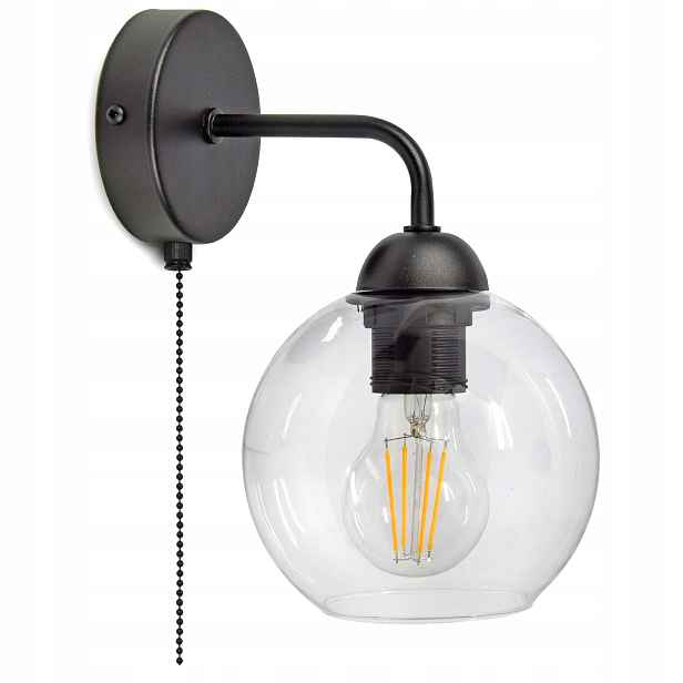 Nástěnné svítidlo Skleněná lampa Geometrické vzory