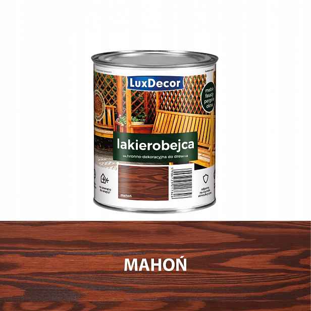 Luxdecor Ochranný A Dekorativní Lak Na Dřevo 2,2 L Mahagon
