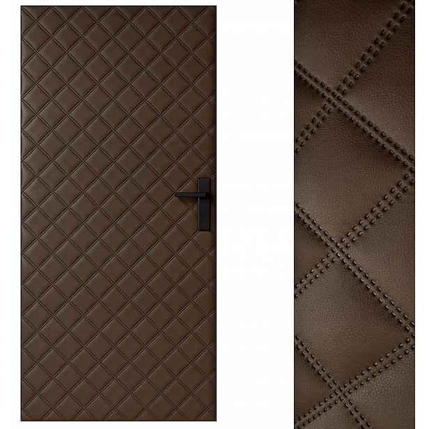 Wenge 115x215 Dveřní Čalounění Potah na vnitřní dveře Odhlučnění