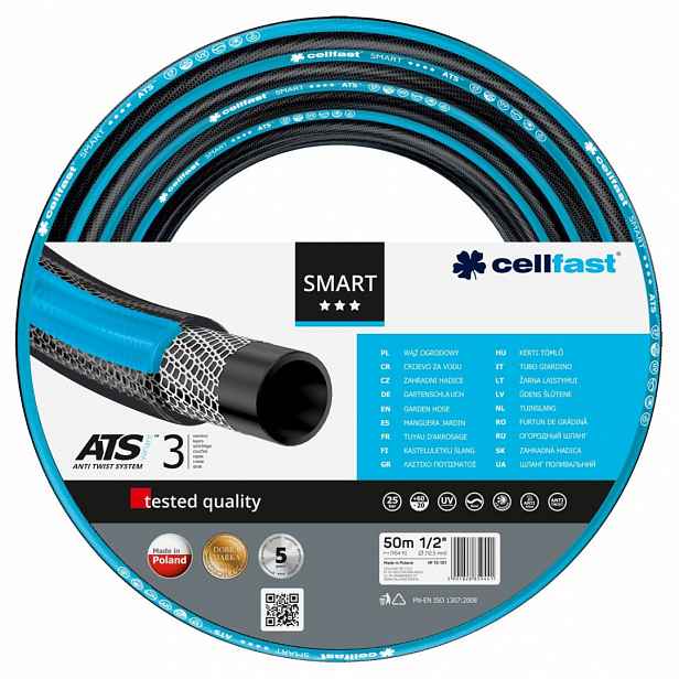 Zahradní Hadice Cellfast Smart 50 M 1/2" 3 W